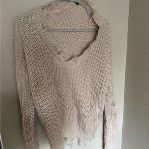 Cozy Cream Knit Sweater